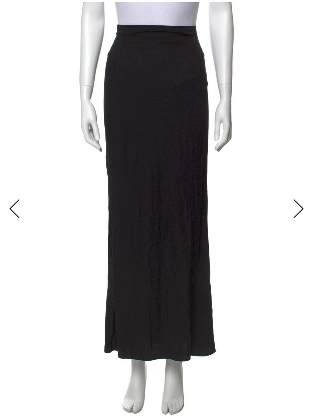Reformation Classic Black Maxi Skirt - Sleek Everyday Style